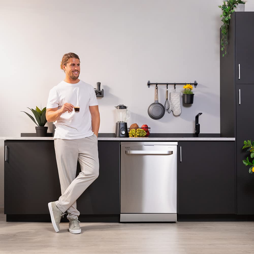 Cecotec Bolero Aguazero 6800 Lave-Vaisselle Indépendante 60 cm Inox 14 Couverts 8 Programmes Faible Consommation