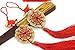 Feng Shui Good Luck Charms as Blessing Gifts Bring Health Success Peaceful and Wealth Suitable for Car Furniture Bag Home Office and Other Scenes (Chinese Ten Emperors' Coins Ornament)