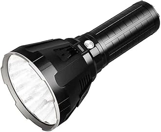 Led Super Bright Bright Light Outdoor Flashlight, 100000LM, Rechargeable, Water-Resistant, Modes for Camping and Hiking,Rechargeable Power Flashlights