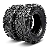 MOTOOS ATV/UTV Tires 26x10-12,All-Terrain Mud Tires 26x10x12,6-Ply,Non-Directional Tread,Tubeless,Set of 2