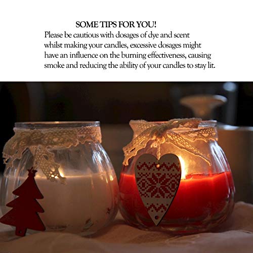 MILIVIXAY 100pcs 8inch Soy Candle Wicks for Candle Making - Coated with Natural Soy Wax, Low Smoke - Cotton Threads Woven with Paper -Thick Candle Wick with Base. - Thumbnail 7