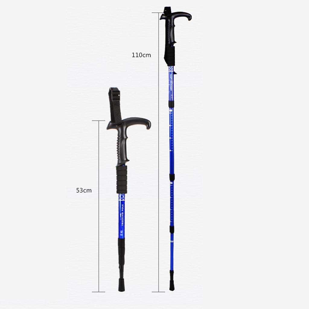 Outdoorowe kijki trekkingowe turystyczne wspinaczka górska kijki do chodzenia chowany aluminiowy sprzęt do wspinaczki górskiej