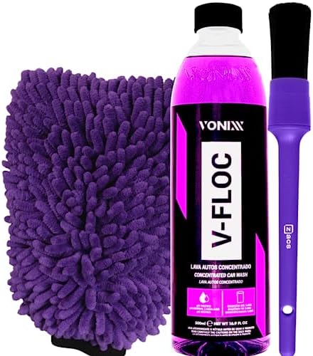 Shampoo V-floc 500 ml Vonixx Lava Carro Moto Autos em Geral Luva ...