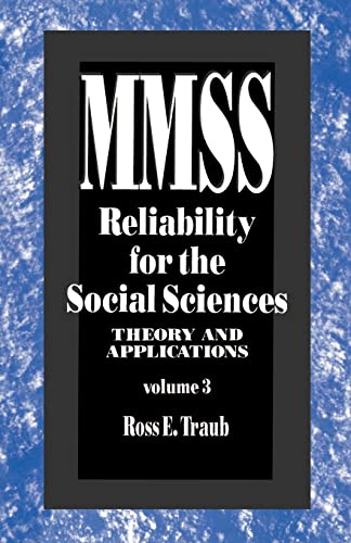 Reliability for the Social Sciences: Theory and Applications (Measurement Methods for the Social Science)