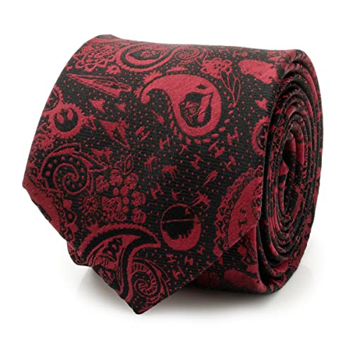 Cufflinks Inc. Vader Paisley Black and Red Men's Tie