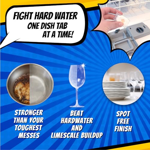 Image of Amaze! Premium All-in-One Dishwasher Tablets (35 tabs) - Fresh Scent - Powerful Dish Detergent. Fight Hard Water Buildup. High Performance. Dissolvable Film.