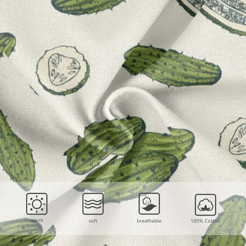 Boys' Exclusive Briefs Toddler Underwear 95% Combed Cotton Boxerbriefs 2T Cucumber Pattern 713