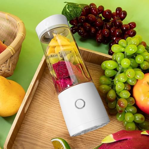 Image of Portable Blender Electric Juicers Fruit Mixers USB Rechargeable Smoothie Mini Personal Juicer 6 Blades 3Gears with High Carbon Stainless Steel Colour Printed Coated