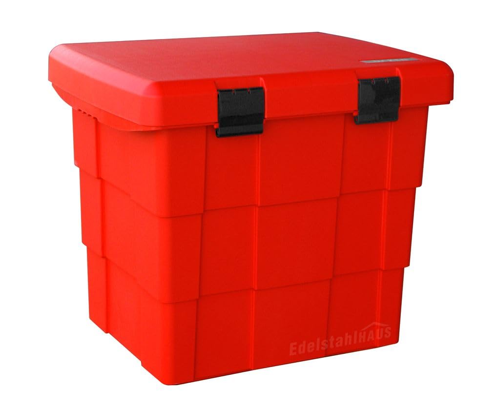 Daken Pitbox SB108 Streugutbox, rot, ca. 108 Liter, Streugutkiste, Streugutbehälter