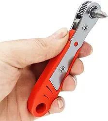 Chave de Fenda Catraca Portátil com 10 Ponteiras formato L