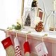 KEYIDO 4 Stück Weihnachtsstrumpf Halter Gold Kaminhaken Weihnachtsstrümpfe Metall Deko Weihnachten Stocking Holder Christmas Nikolausstrumpf Haken Weihnachtsstrumpfhalter Anti Rutsch