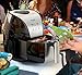 HOLSEM Digital Air Fryer with Rapid Air Circulation System, 3.4 QT Capacity, 1500W (LED Display) - Black/Stainless Steel