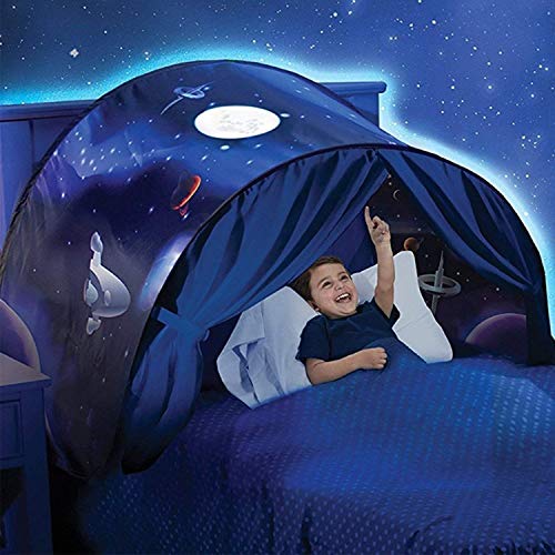 JIAJIA YL Tente de Rêve Tente de Lit Enfants Tente Playhouse de Tente Apparaitre Intérieure Enfant Jouer Tentes Cadeaux de Noël pour Enfants (Aventure Spatiale)