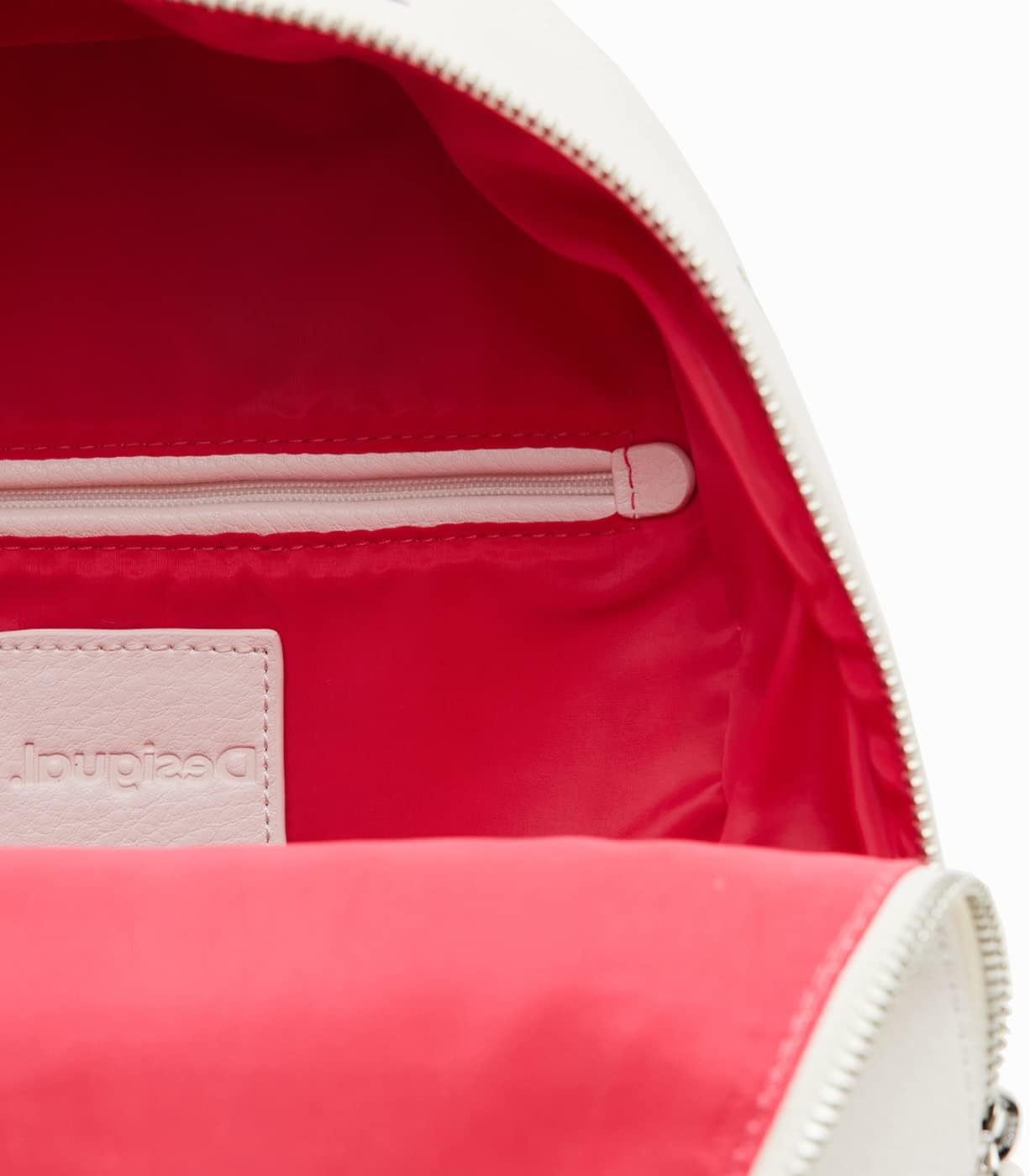 Desigual Women's Accessories PU Backpack MINI, White, One Size - Image 3