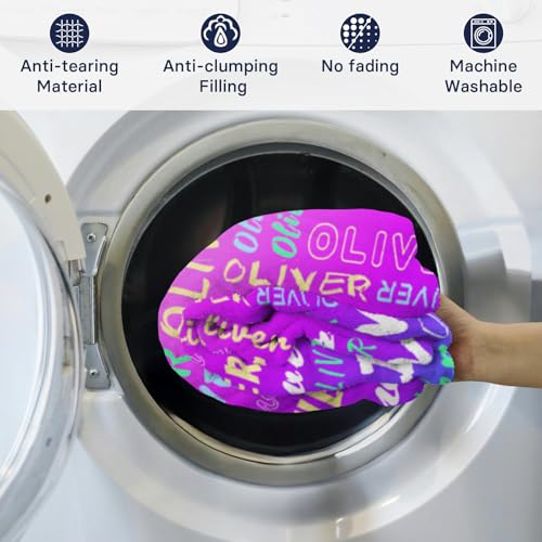 Image of PUREFLY Ships Next Day-Personalized Blanket for Kids- Custom Blanket with Name for Teen Girls and Boys, Birthday Gifts for Women and Men, Customized Flannel Throw, Christmas Blankets Gifts for Baby