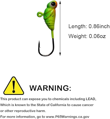 Miniatura 8 de Señuelos de pesca en hielo Señuelos de pesca de cebo de pesca Señuelos de metal de invierno