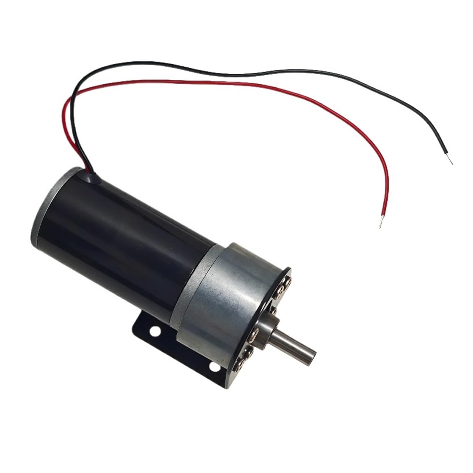 JGB37-31ZY Motore con riduttore DC 12V24V 10RPM-1270RPM Grande coppia Alta potenza 3157 riduzione a spazzole invertito staffa(800RPM_24V)