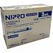 Nipro Disposable Syringe 3 mL Luer Slip 100/bx