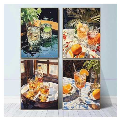 Lienzo decorativo de cóctel de verano de 30x42cm para renovar las paredes vacías de tu bar 3