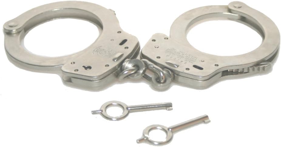 Silver Nickel Linked Handcuffs