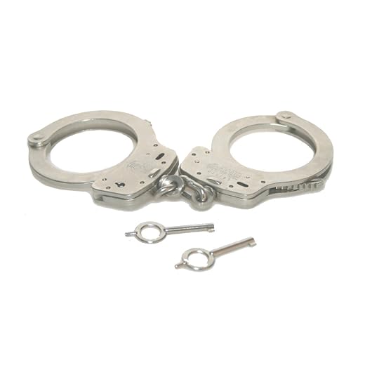 Smith & Wesson 350103 100 Handcuffs Standard Size, Nickel