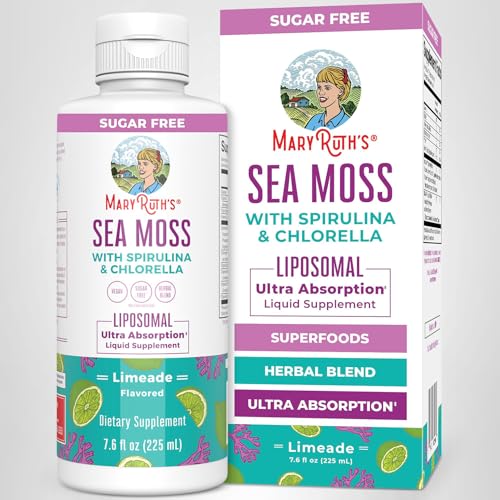 MARYRUTH'S Sea Moss Liquid with Spirulina & Chlorella (Liposomal, 7.6 oz) — view 11
