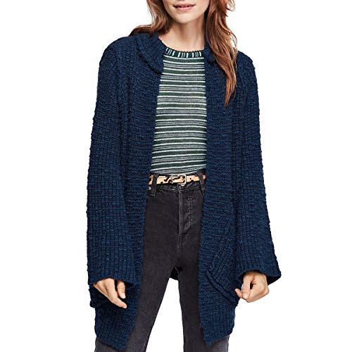 Free People Womens Layering Cozy Cardigan Sweater Blue XS
