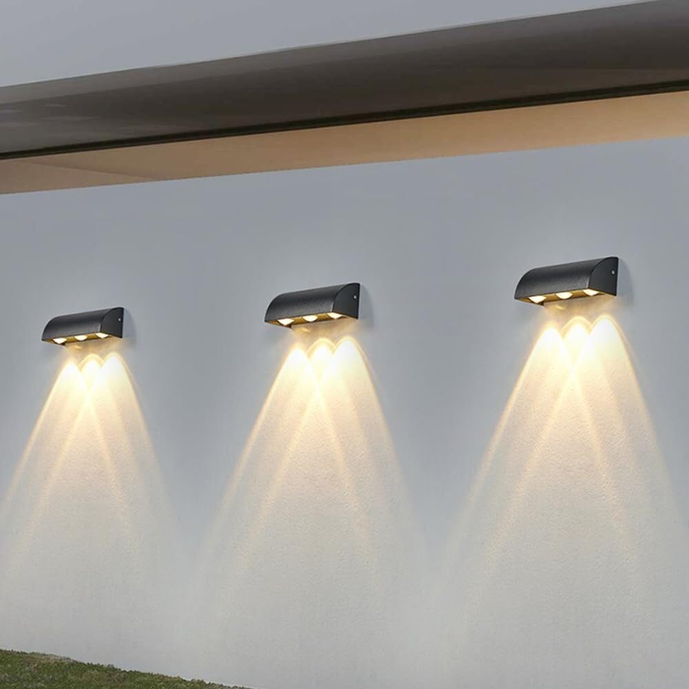 Nowoczesne kinkiety ścienne 3W Wodoodporne aluminiowe reflektory LED do wnętrz i na zewnątrz, idealne do sypialni, salonu, łazienki, schodów, korytarza ganku