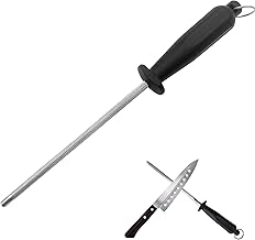 Knife Sharpener Rod, XIACIBDUS Knife Sharpeners Steel for Kitchen Knives, Professional Sharpener Honing Rods, Premium Carbon Sharpening Stick for Chef Knives Hunter Home Kitchen