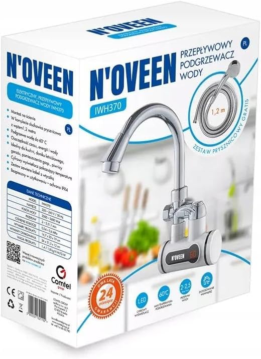 Noveen IWH370 installed in a kitchen setting