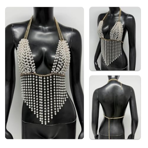 Accesorio de perlas de imitación de resina de moda para mujer 3