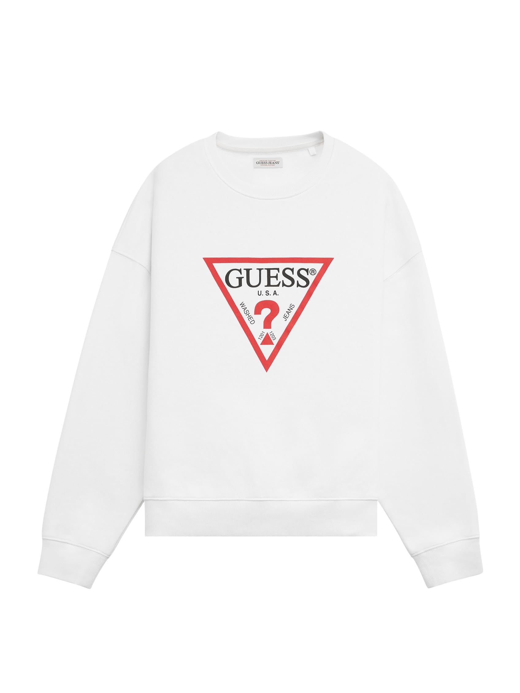 GUESS JEANS CN OS ICONIC TRIANGLE - Sudadera informal para hombre