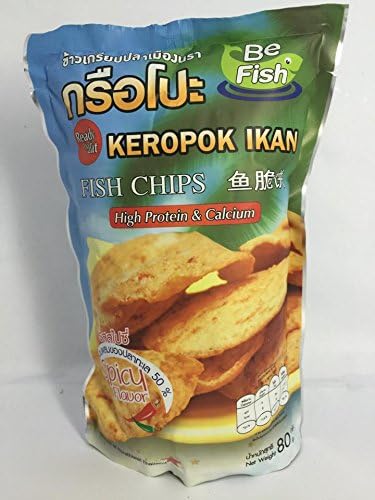 Fish Chips Spicy Flavor Thai Snack 80g