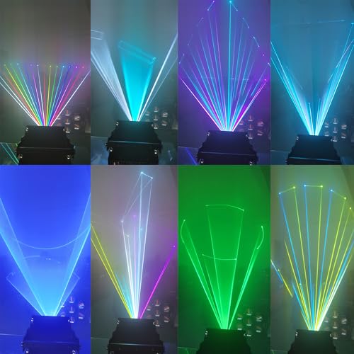 Image of JUNMAN 10W RGB Full Color Animation Stage Light DJ Disco Beam Stage Lights | for Party Wedding Event Lighting Show