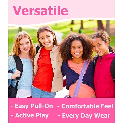 Girls Training Bra Cotton Stretch Bralette, 4-Pack (7-14)4