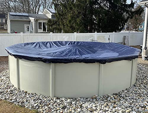 Winter Block Premium Winter Pool Cover for Above Ground Oval Pool 12' x 18' Ft., Aboveground Pools Winter Cover, Heavy Duty - Image 4