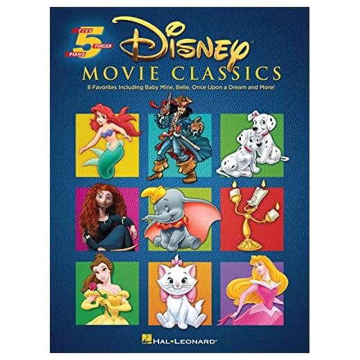 Disney Movie Classics: Five-Finger Piano - 8 Songs for Beginners