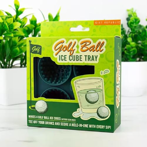 Bandeja para cubitos de hielo forma pelota de golf verde miniatura 2
