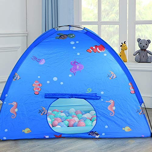 Tenda infantil, tenda de jogo de fibra de poliéster, estilo mar para crianças, crianças