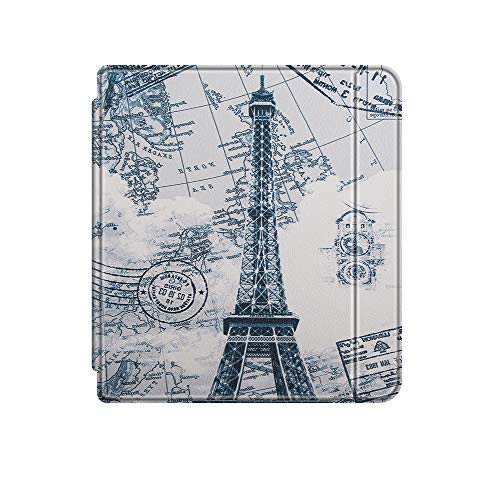Lunso - sleepcover flip hoes - Geschikt voor Kobo Libra H20 (7 inch) - Eiffeltoren - Image 3