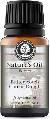 Miniatura 1 de Aceite aromático de masa de galletas Butterscotch (0.5 onzas líquidas) para difusores, fabricación de jabón, velas, loción, aromas para el hogar,