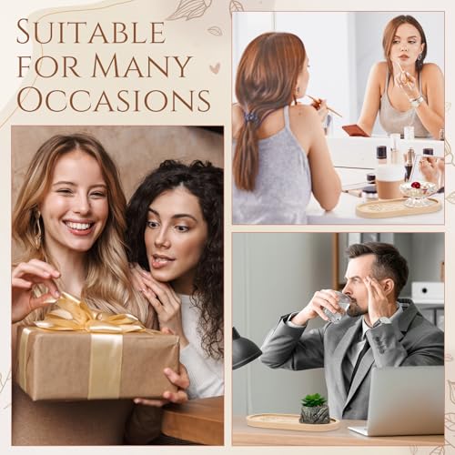 Jetec Beste Freundin Geschenke, Dankeschön Schlüsselanhänger, Holztablett, Umschlag, Herzförmiges Holzstück, Hanfseil, Samtbeutel Geschenke für Freundin Mama Kollegin Lehrerin Jahrestag