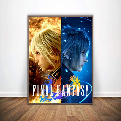 Final Fantasy Poster Final Fantasy Wall Decor Handmade