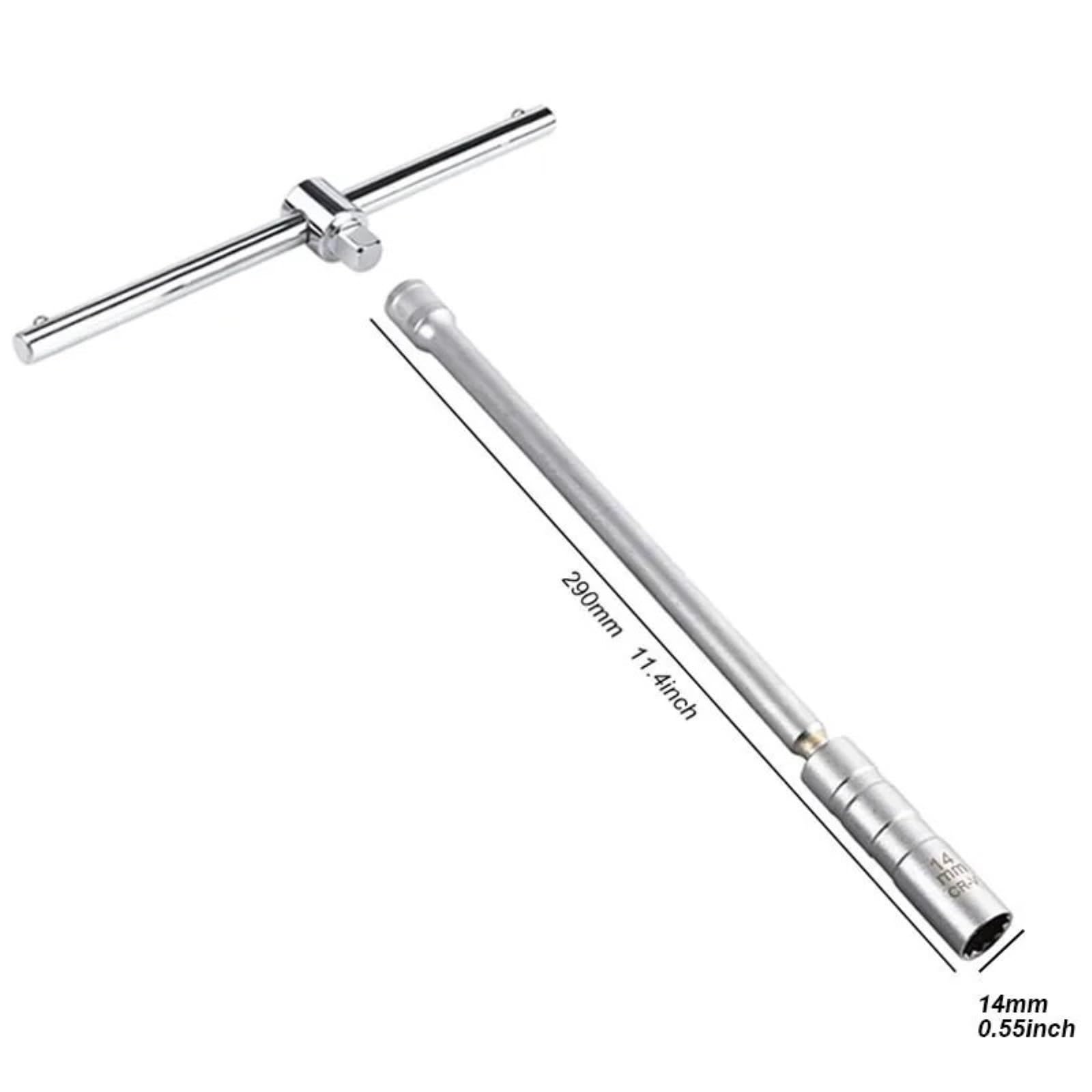 Magnetyczne gniazdo do świec zapłonowych 14mm 16mm CR-V stalowe przedłużenie obrotowe zestaw do naprawy samochodu