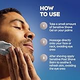 NIVEA FOR MEN Sensitive, Shaving Gel 7 oz (Pack of 3) - Image 8