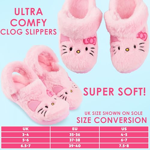 Chaussons chauds Hello Kitty pour cocooning d'hiver - 6