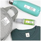 Name Bubbles Unicorn Camp Labels Pack (73 Pack) Durable Printed Labels for Camp, School, Travel, Clo