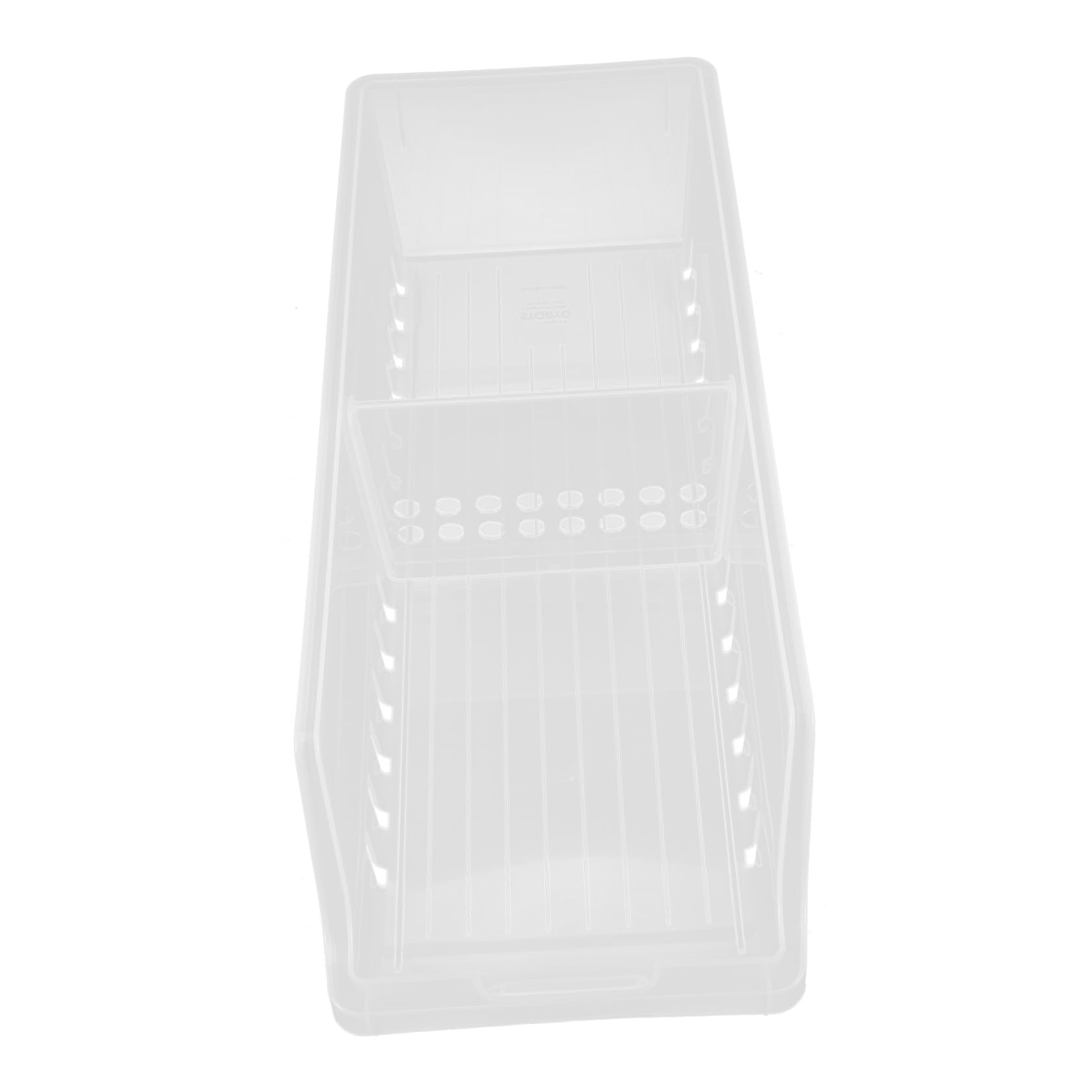 Soporte para Latas de Refrigerador Blanco de Pp, Organizador Apilable | Identificación Fácil de Artículos, Uso en Nevera y Cocina, Apto para Soda Can y Alimentos