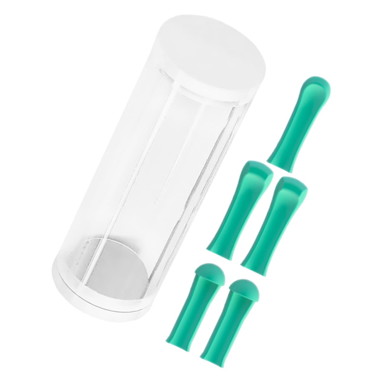 5-Piece Silicone Ear Spoon Tips Set Replaceable Ear Wax Removal Accessories for Gentle Cleaning for Home Use and