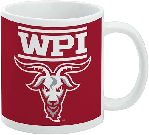 Vista 212 de Taza de cerámica con el logotipo principal de la Universidad de St. John, taza de regalo novedosa para café, té y bebidas calientes, 11oz, blanca